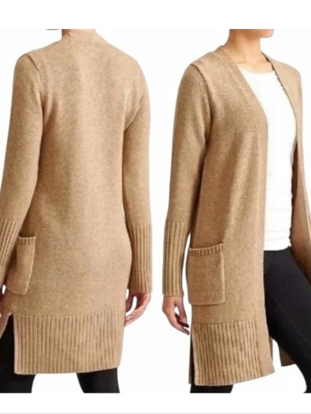 Athleta Passage Merino Wool Cardigan Sweater Size Medium